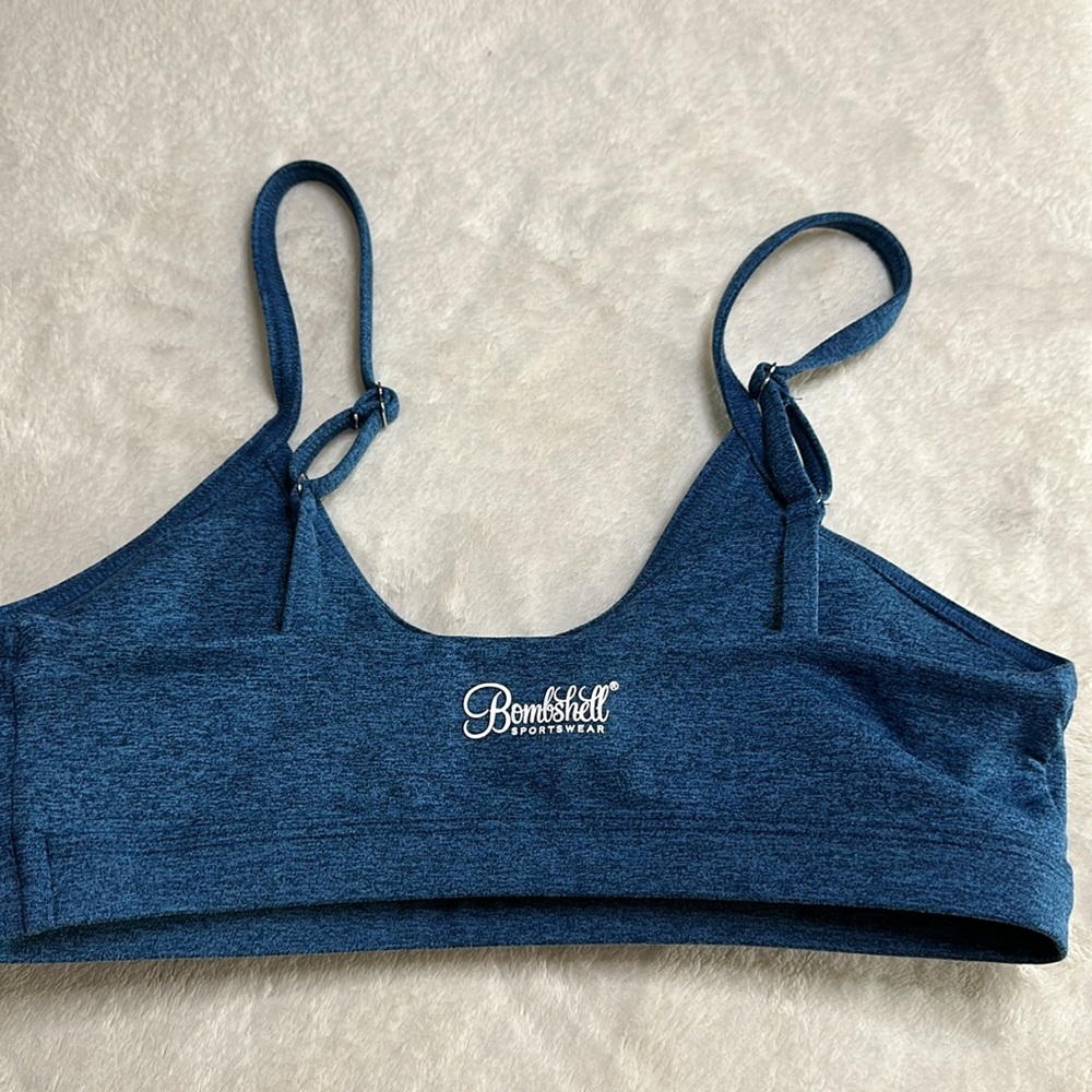 Bombshell Sportswear Blue Sports Bra